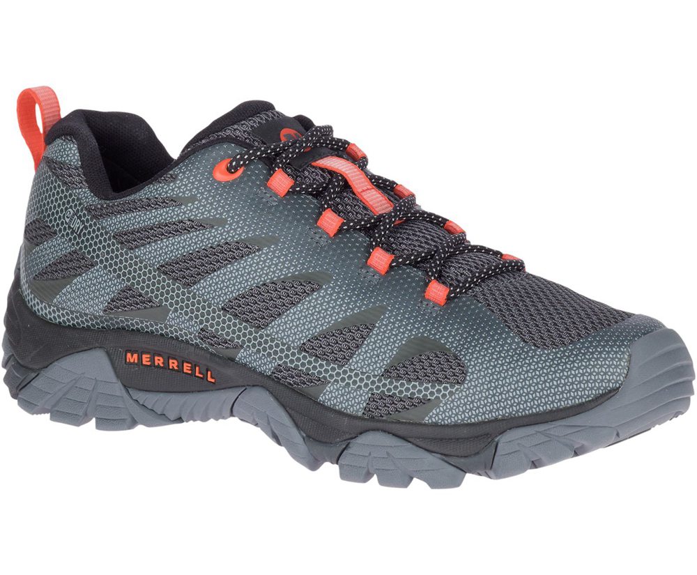 Merrell Hiking Shoes Grey - Moab Edge 2 Waterproof - Mens 50CEYNIOT